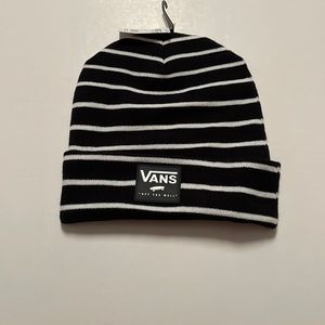 Vans Beanie black striped breaking curfew